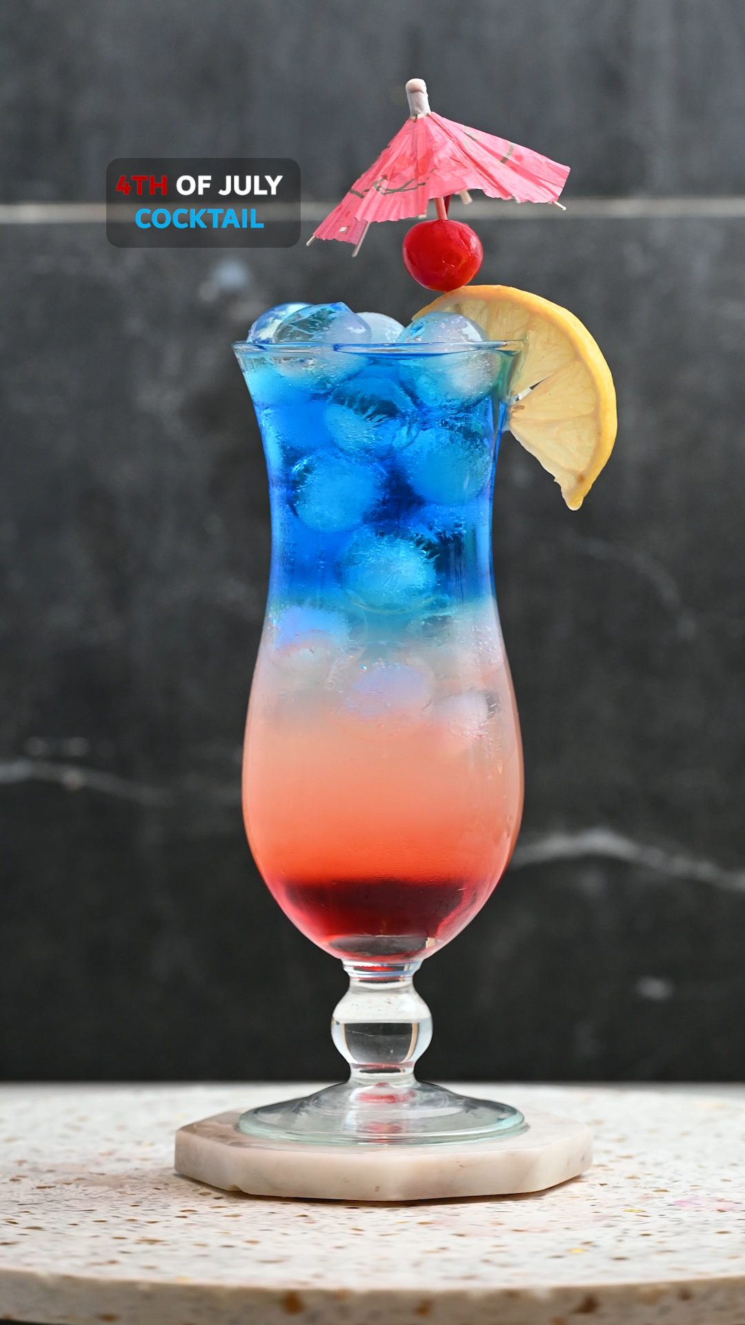 4th of July Cocktail: A Festive Layered Treat