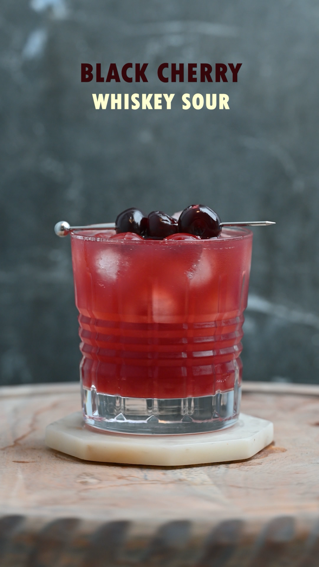 Black Cherry Whiskey Sour: A Fruity and Tangy Classic