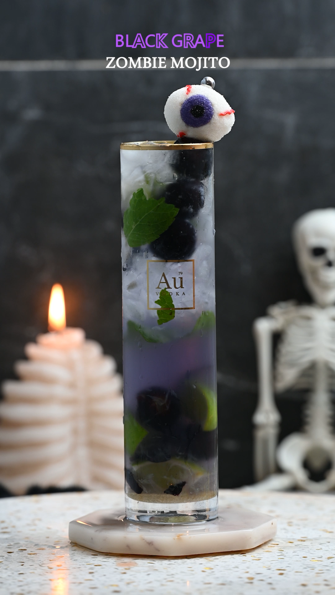 Black Grape Zombie Mojito: A Spooky Twist on a Refreshing Classic