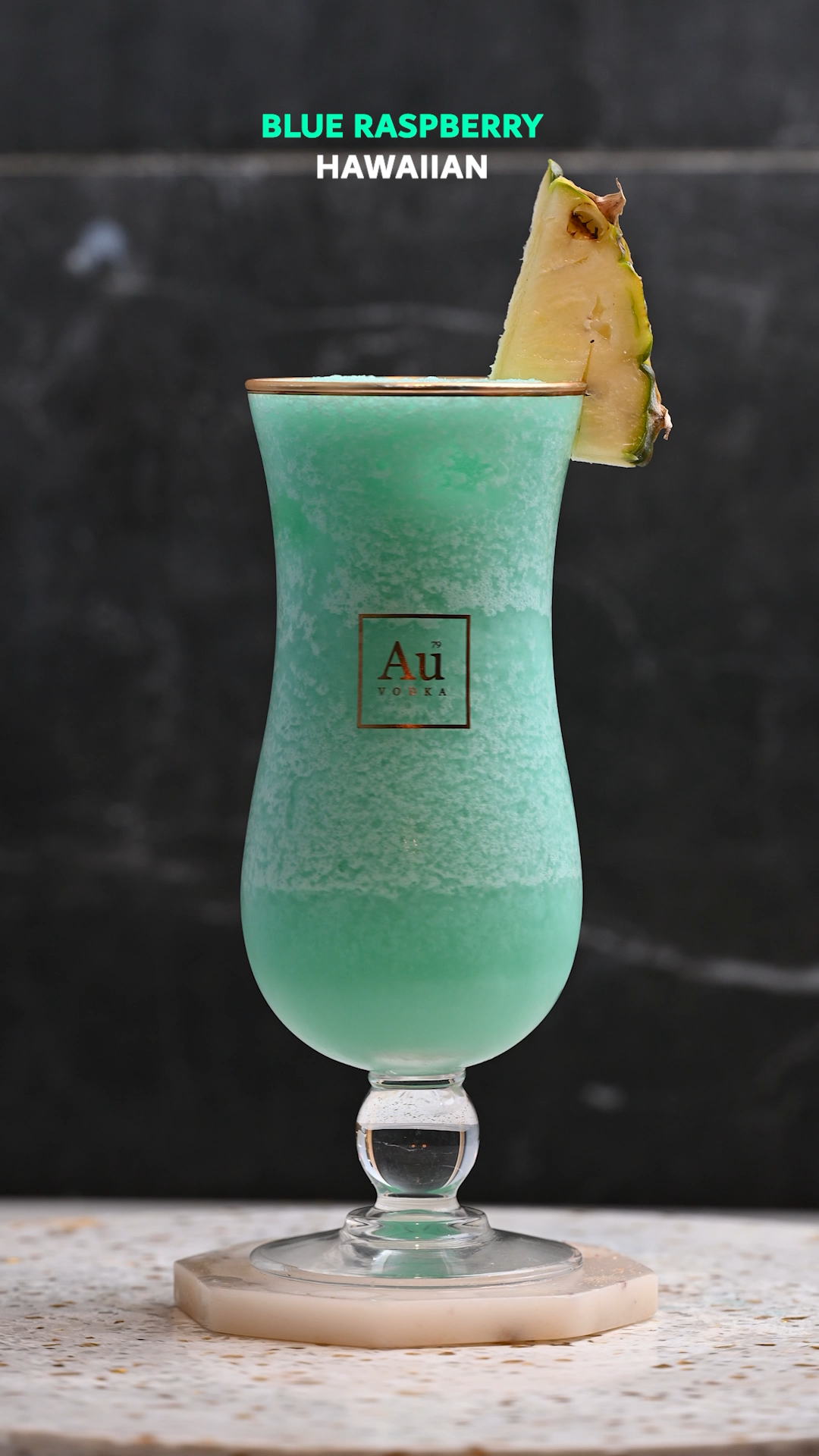 Blue Raspberry Hawaiian: Creamy and Tropical