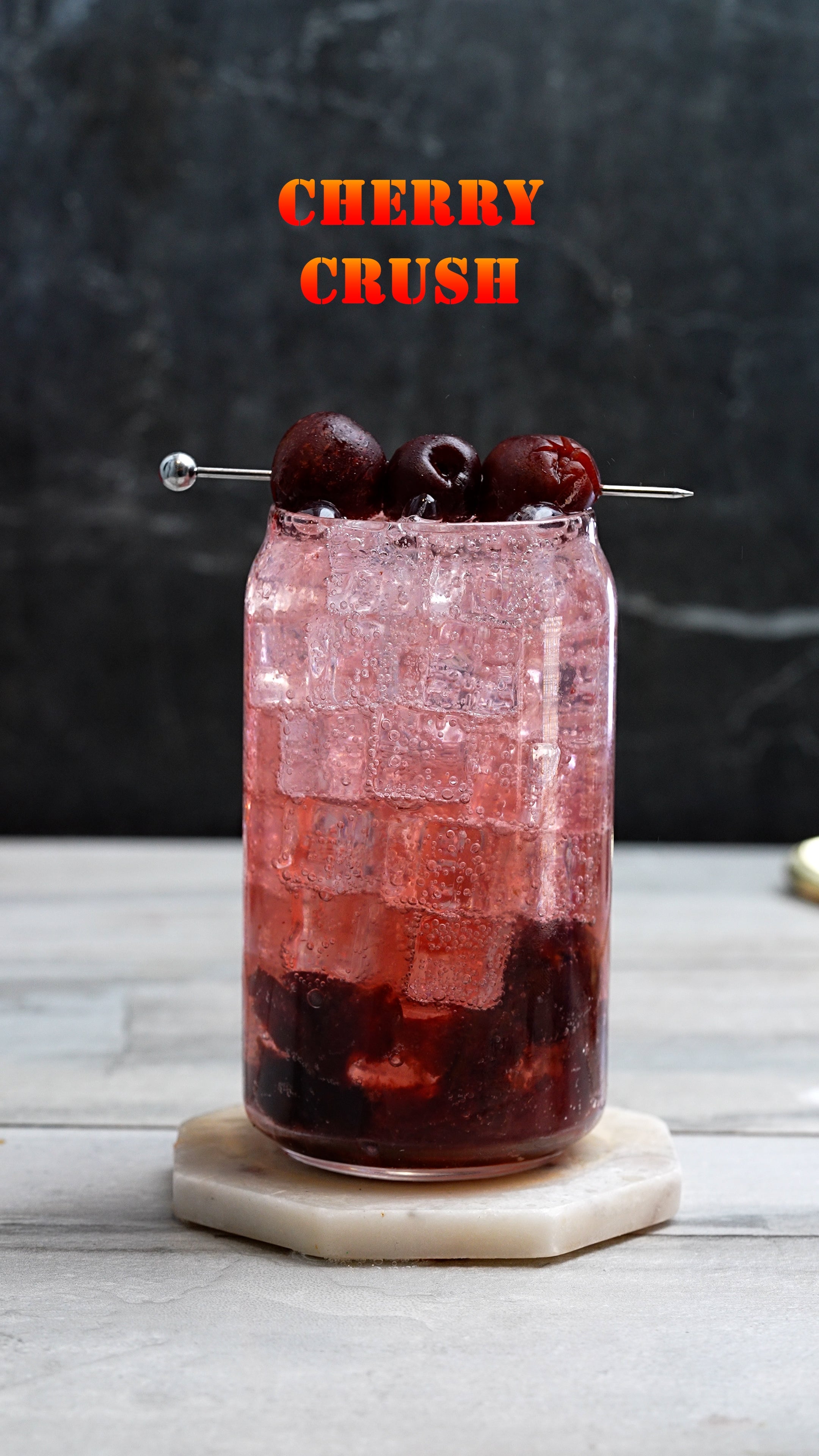 Cherry Crush: Sweet and Fizzy
