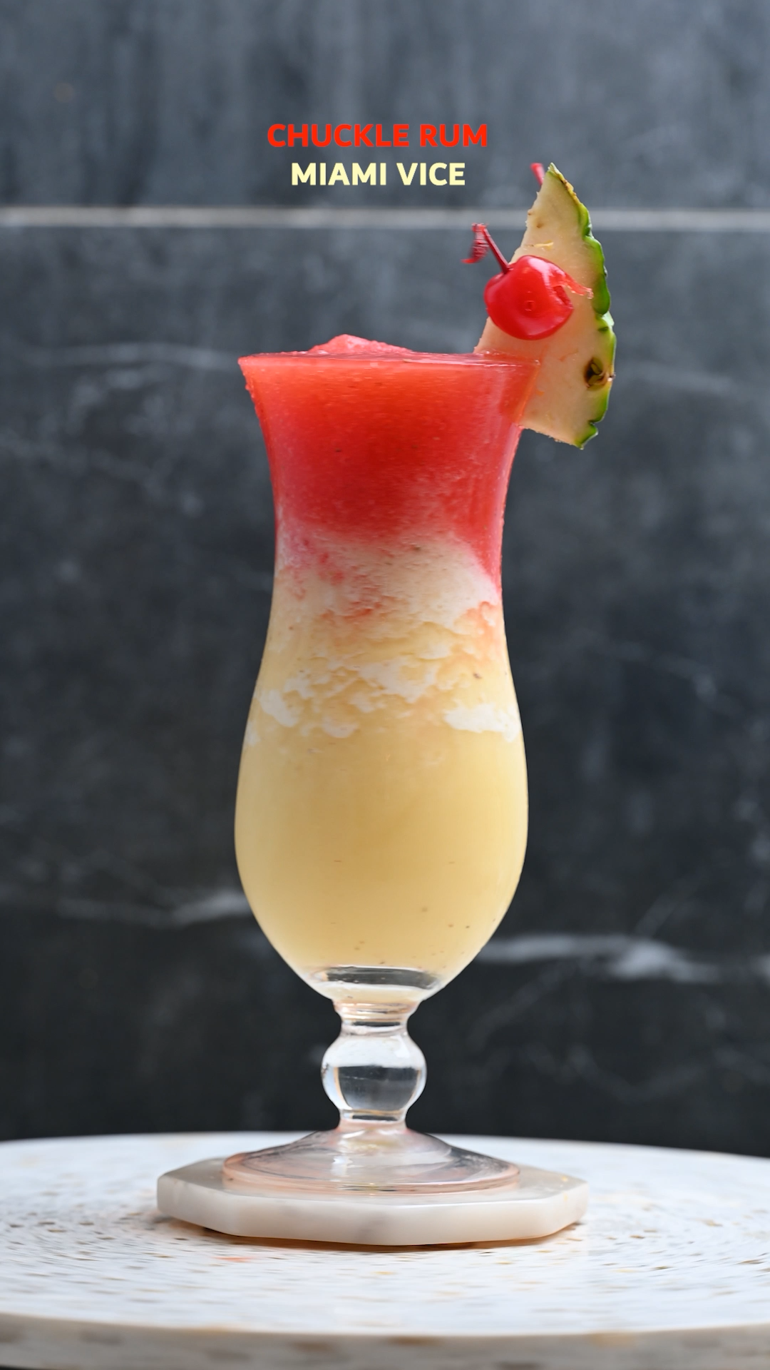 Chuckle Rum Miami Vice: A Stunning Layered Cocktail