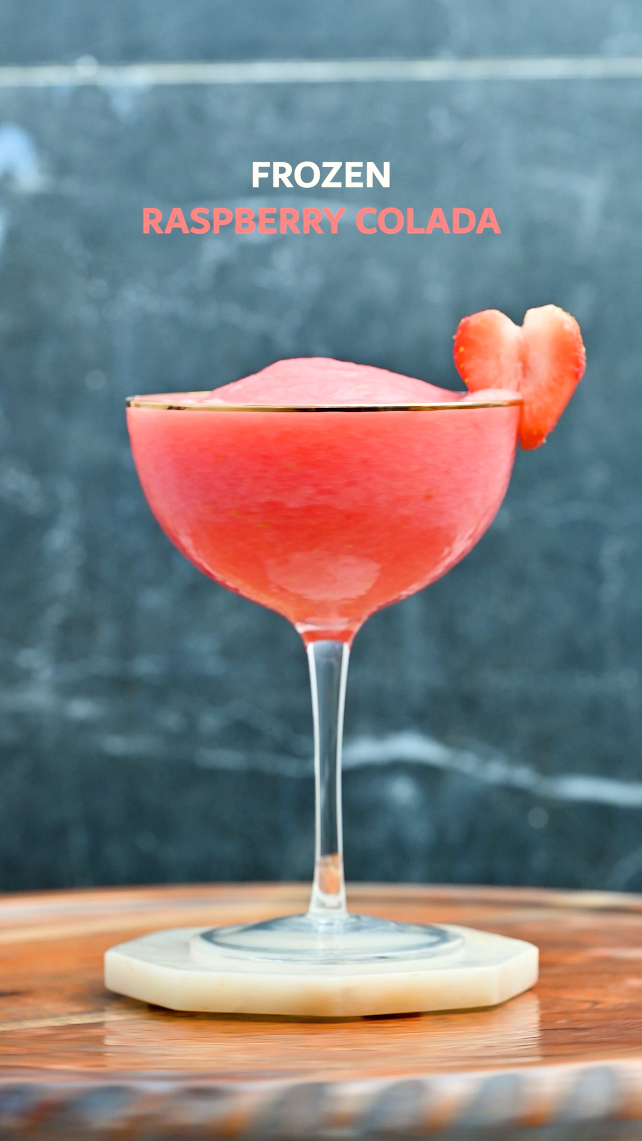 Frozen Raspberry Colada: A Berry Tropical Bliss