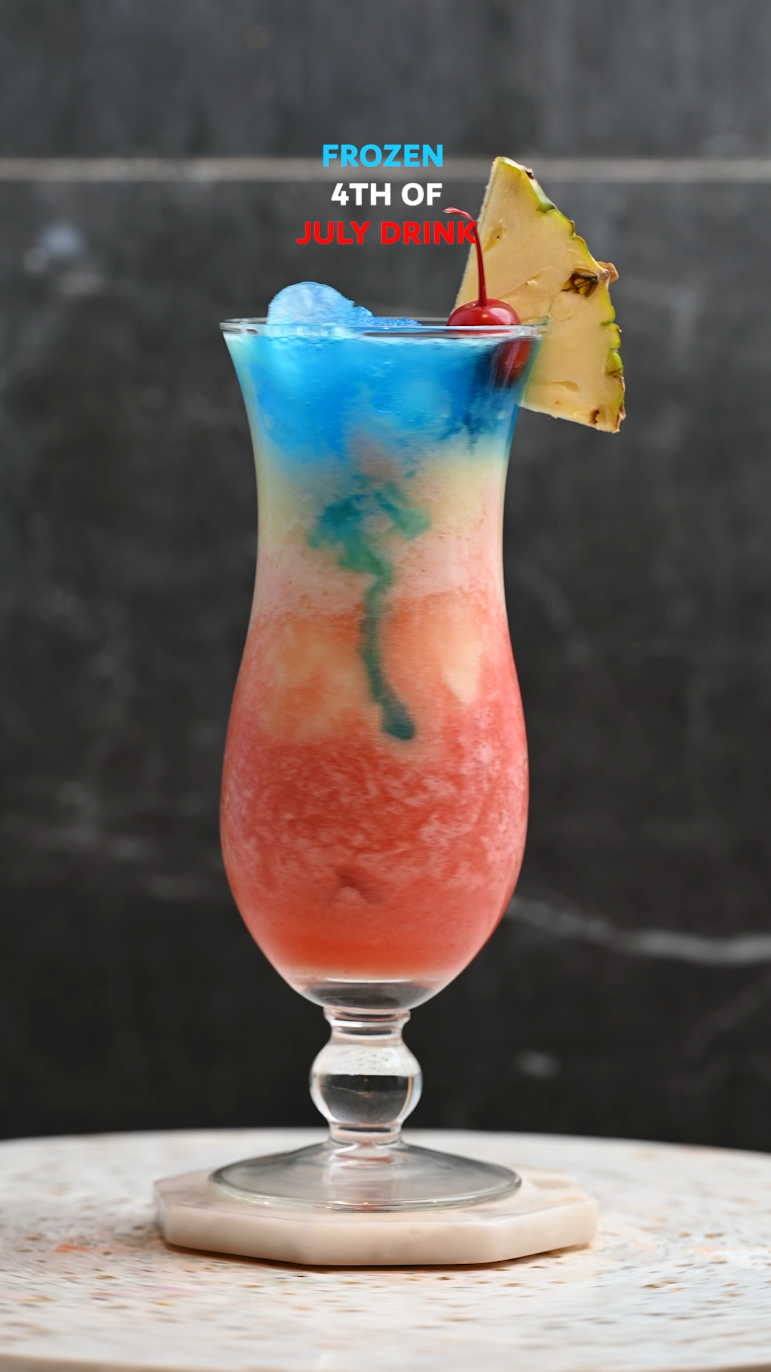 Frozen 4th of July Cocktail: A Patriotic Layered Treat