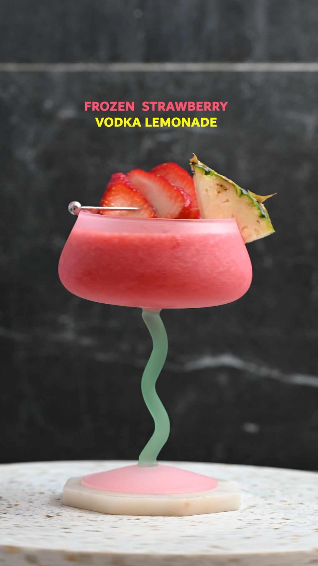 Frozen Strawberry Vodka Lemonade: Sweet, Tangy, and Perfectly Chilled