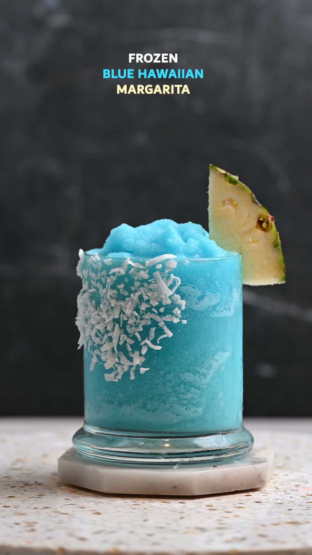 Frozen Blue Hawaiian Margarita: A Tropical Frozen Escape