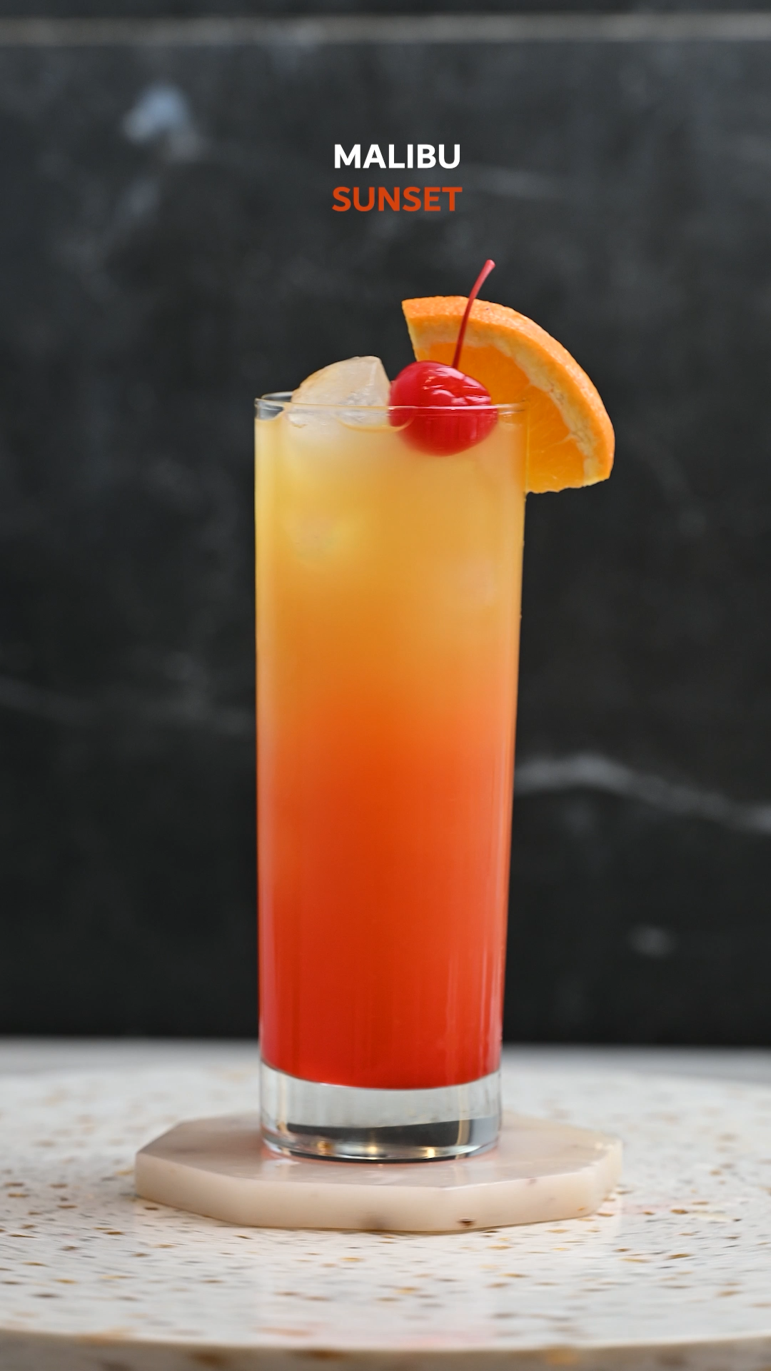 Malibu Sunset: A Vibrant, Tropical Beauty