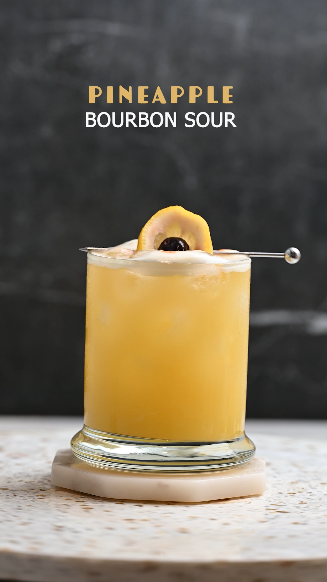 Pineapple Bourbon Sour: A Tropical Take on a Classic