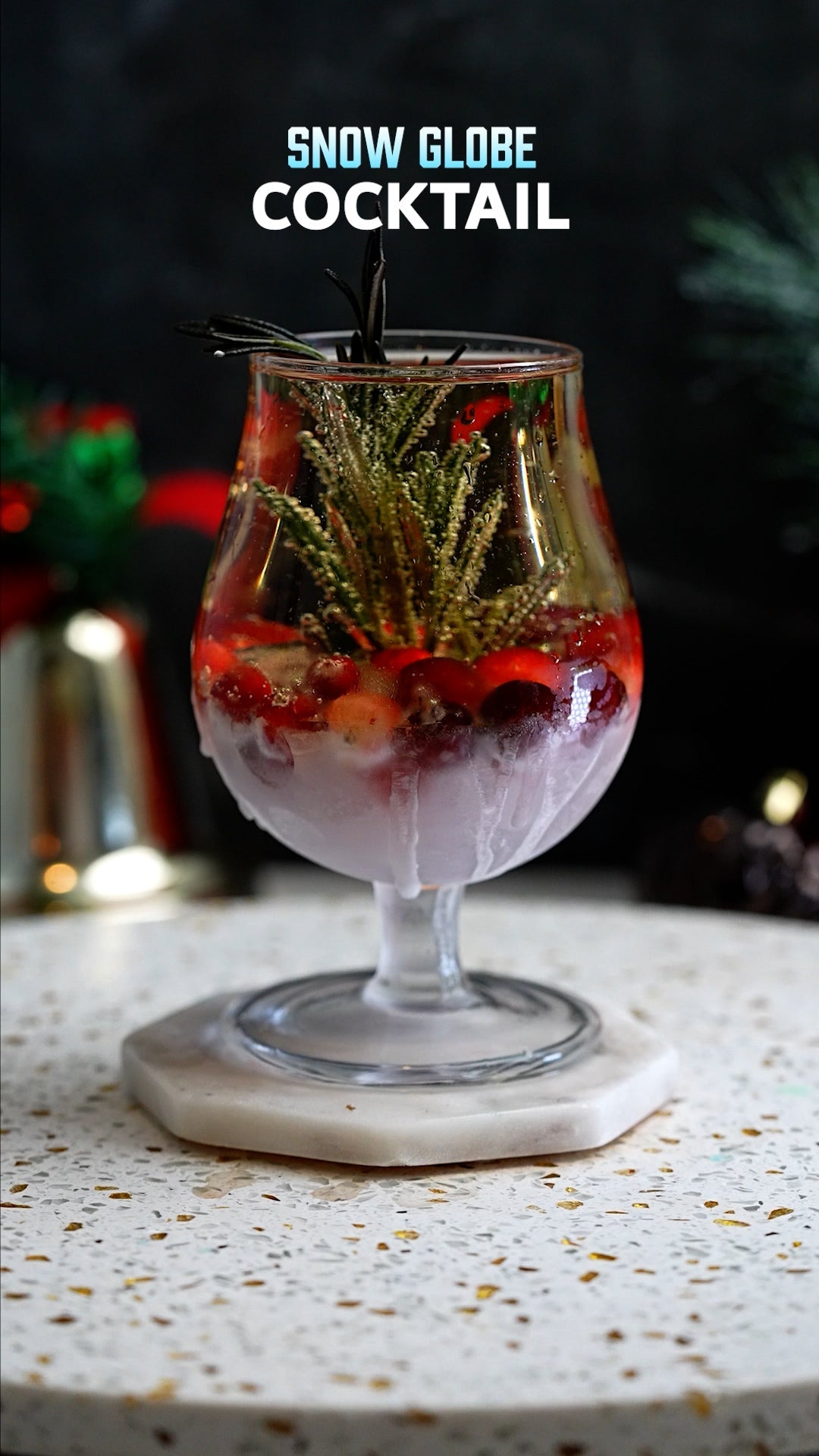Snow Globe Champagne: A Refreshing Winter Wonderland