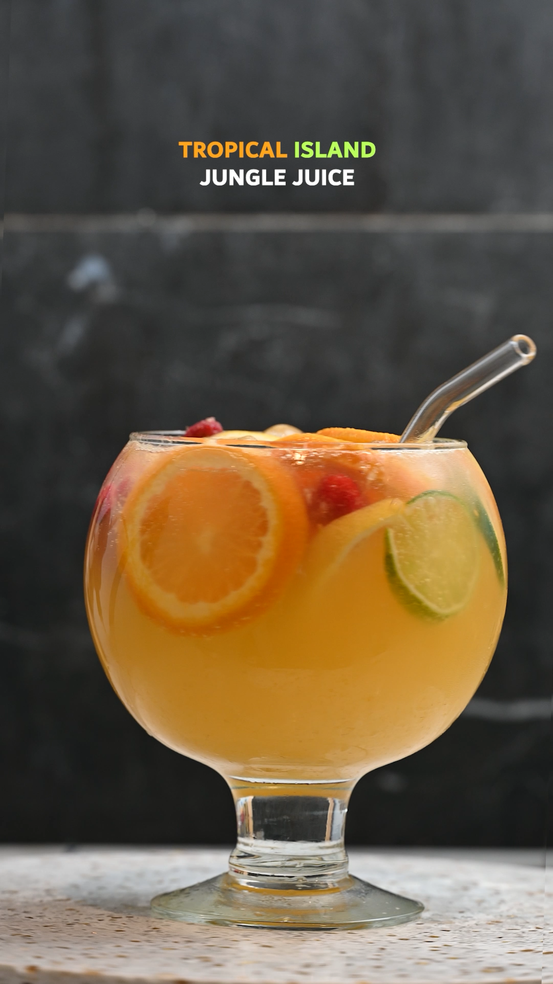 Tropical Island Jungle Juice: A Party in a Bowl