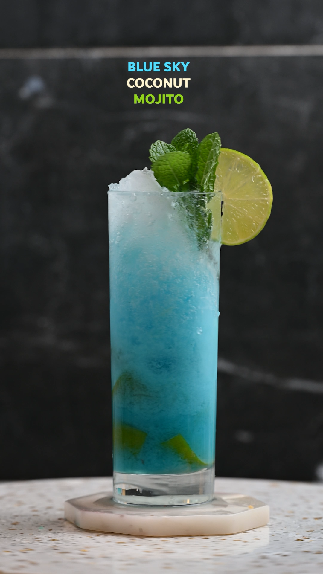 Blue Sky Coconut Mojito: A Stunning Tropical Escape