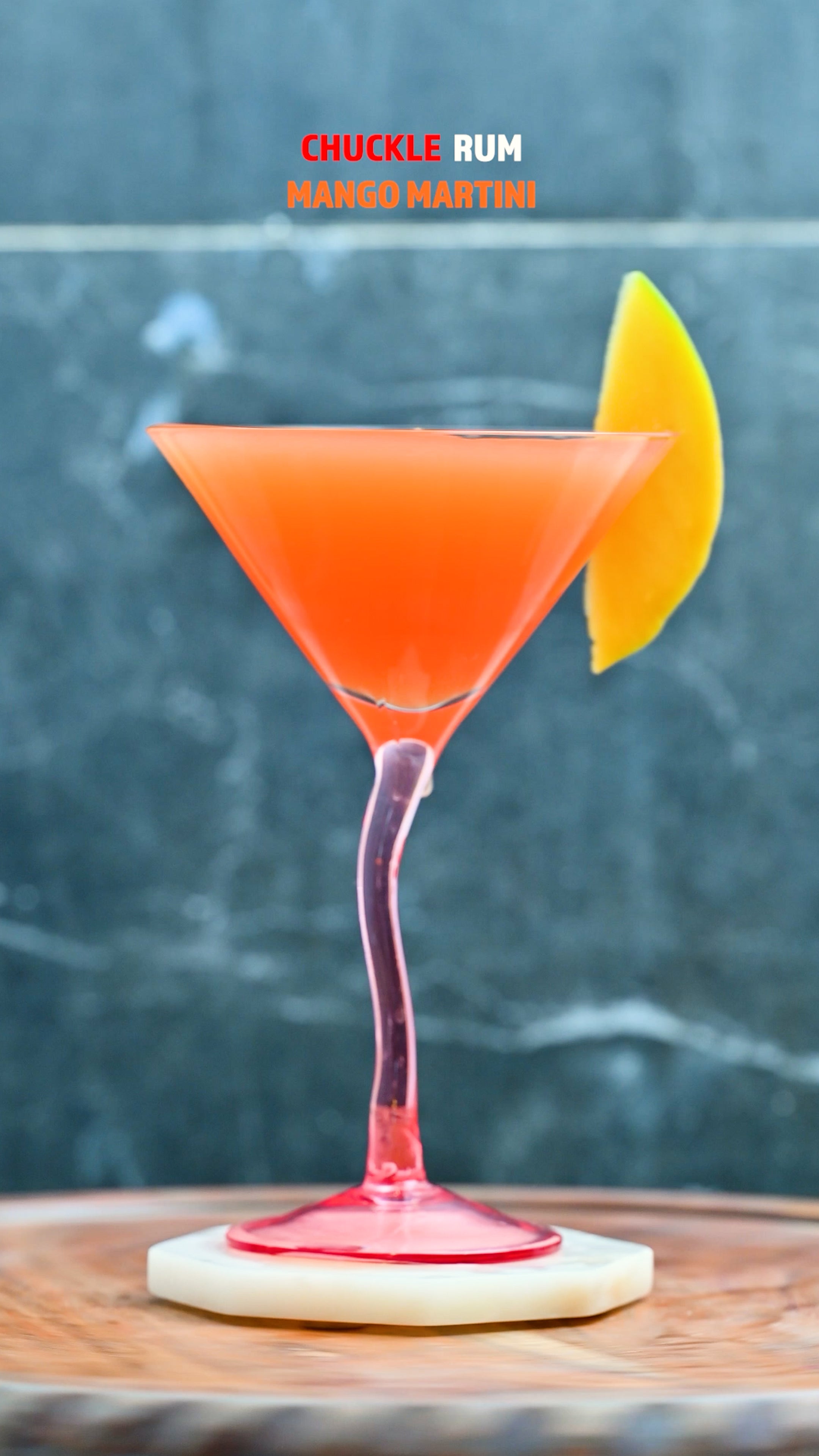 Chuckle Rum Mango Martini: A Sophisticated Tropical Treat