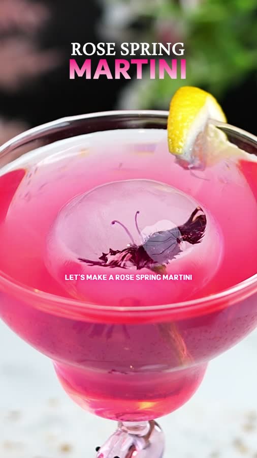 Rose Spring Martini