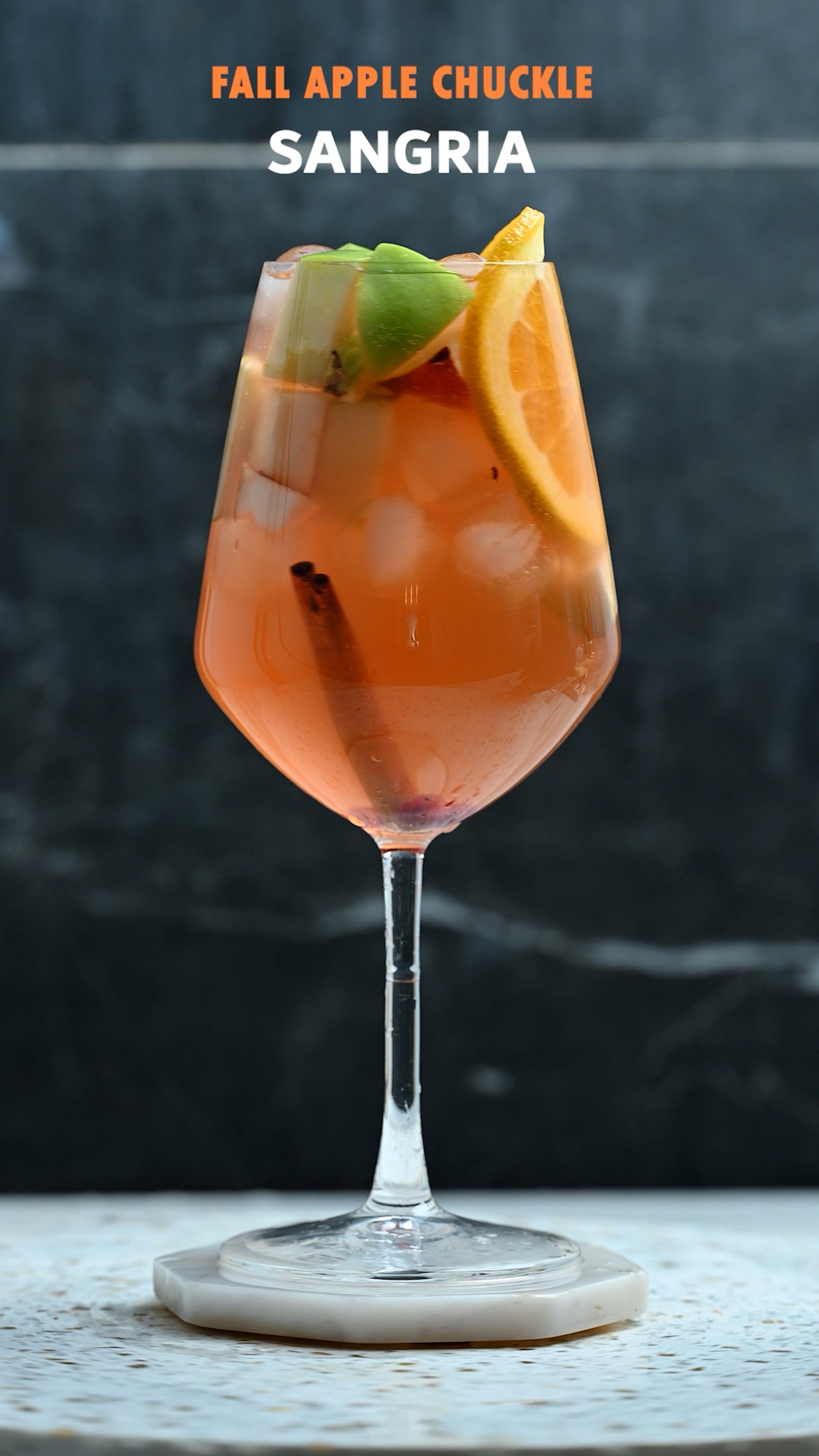 Fall Chuckles Apple Chuckle Sangria: A Festive Fall Punch – Everyday Cocktail