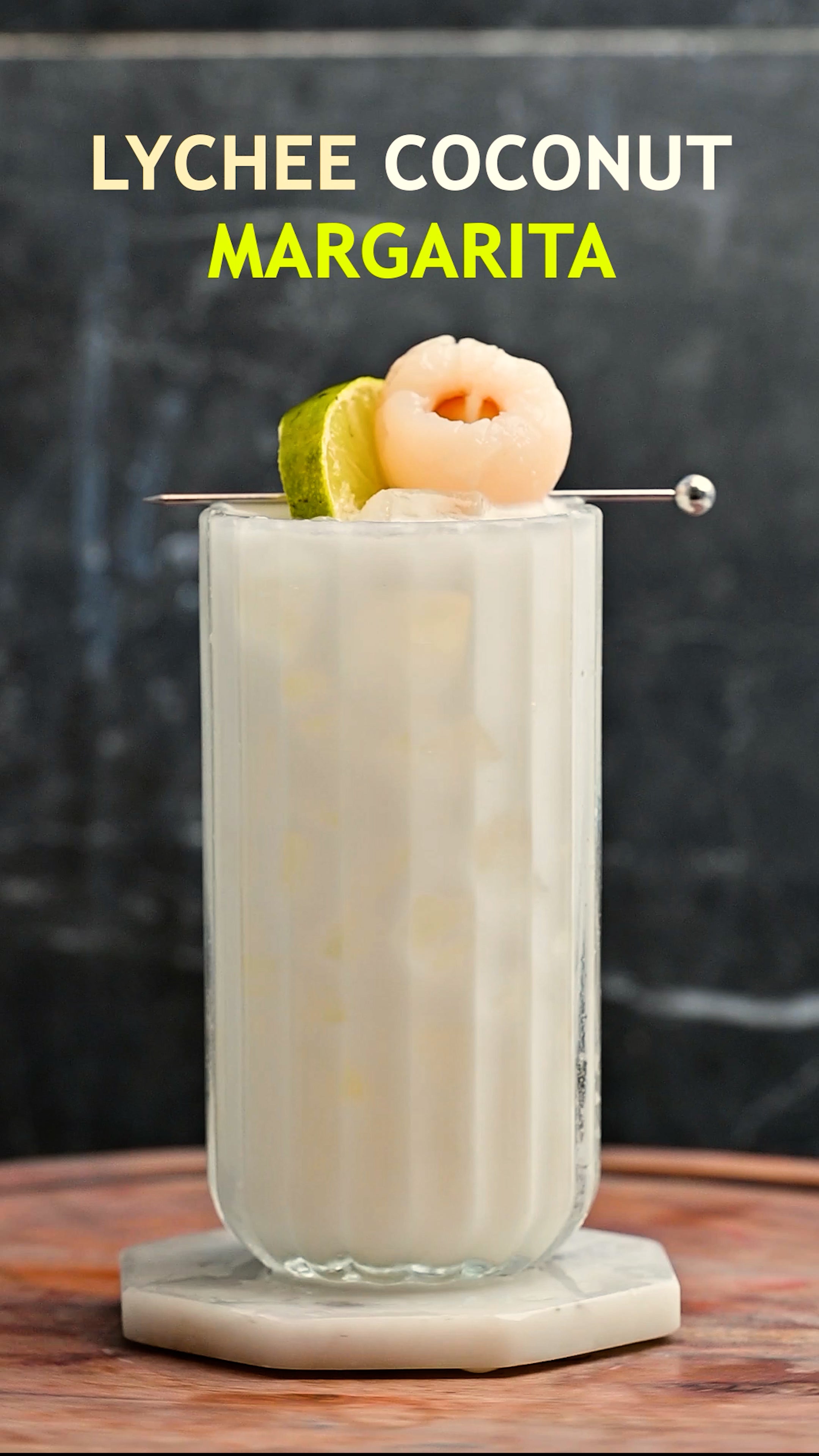 Lychee Coconut Margarita: A Creamy Tropical Indulgence