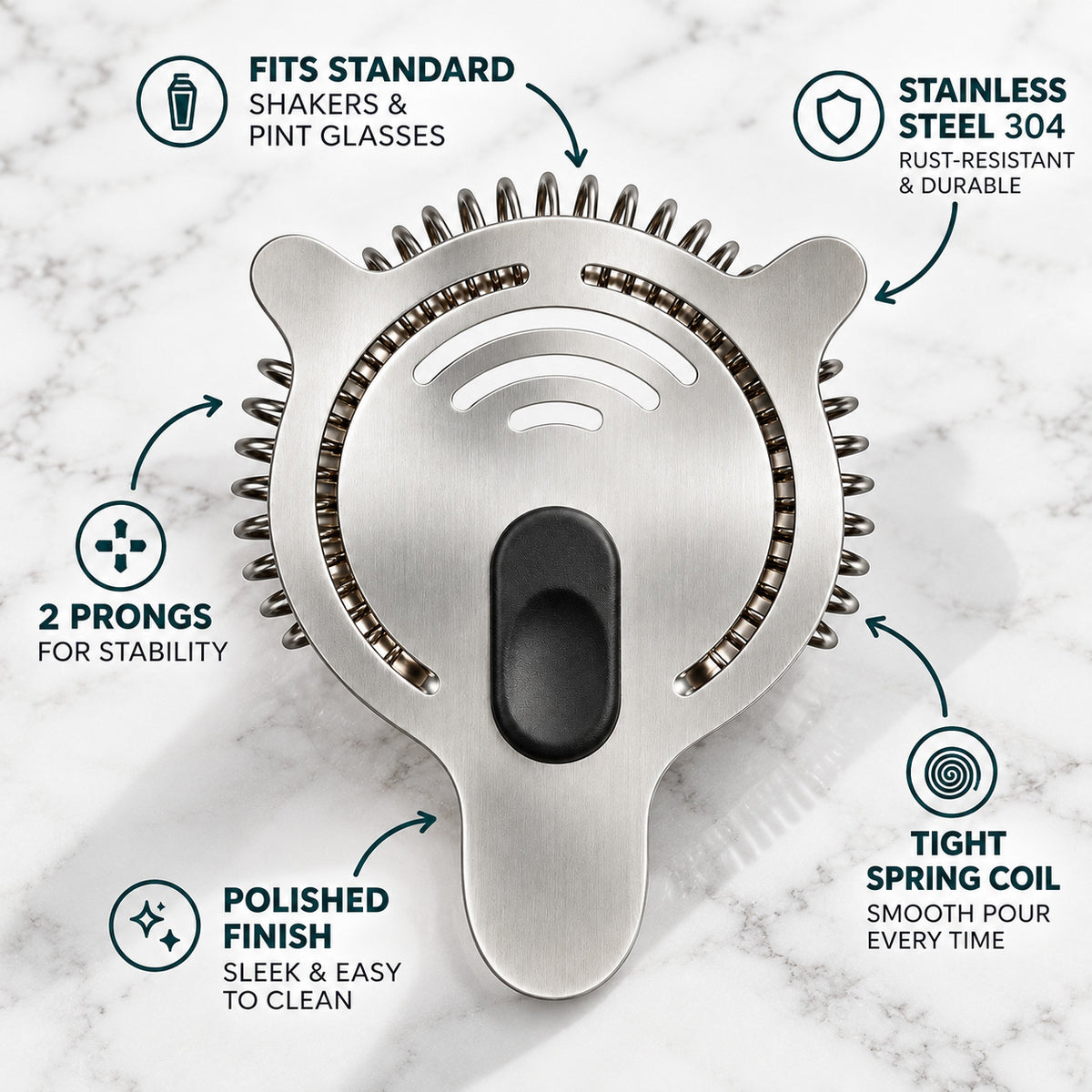One strainer,