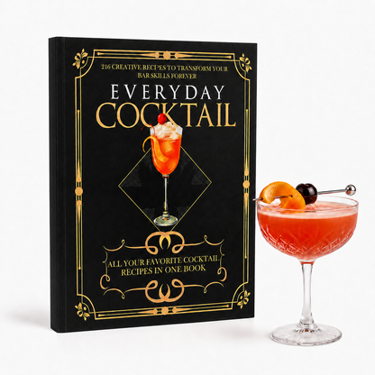 246 Viral Cocktail Recipes paperback, front cover with a cocktail 