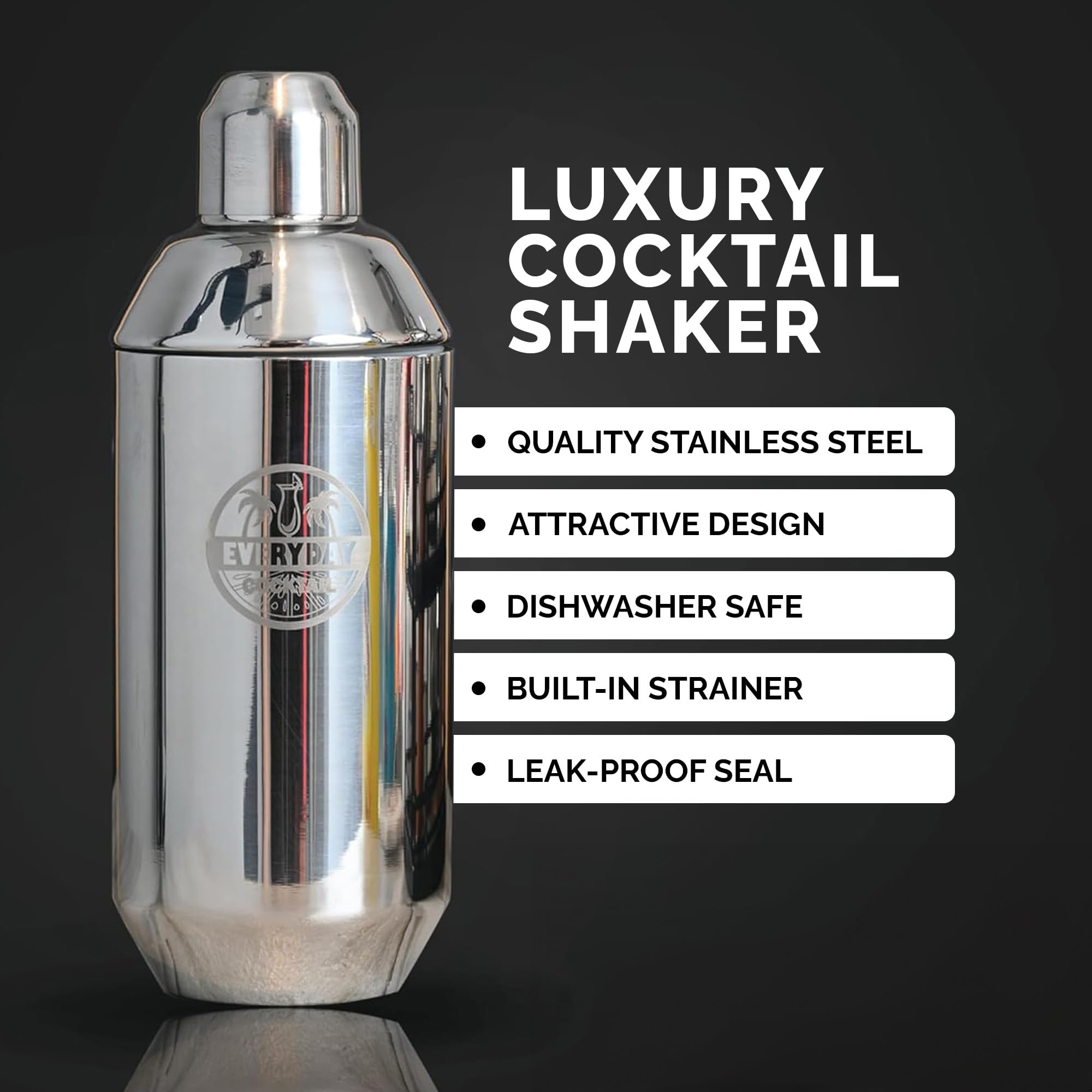 Luxury Bartender Kit – 10-Piece High-Quality Cocktail Shaker Set with Stand