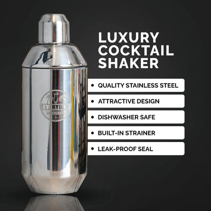 Luxury Bartender Kit – 10-Piece High-Quality Cocktail Shaker Set with Stand