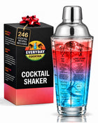 14 OZ GLASS COCKTAIL SHAKER