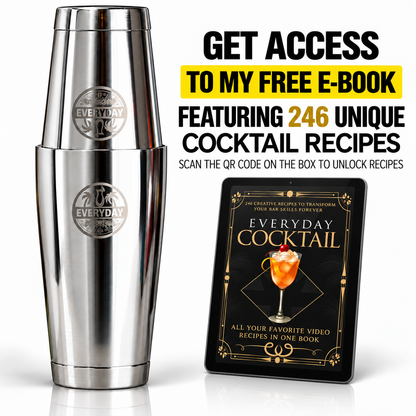 Free Everyday Cocktail e-book featuring 246 unique cocktail recipes
