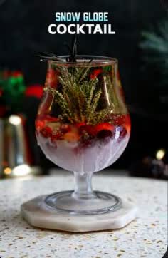 Snow Globe Cocktail