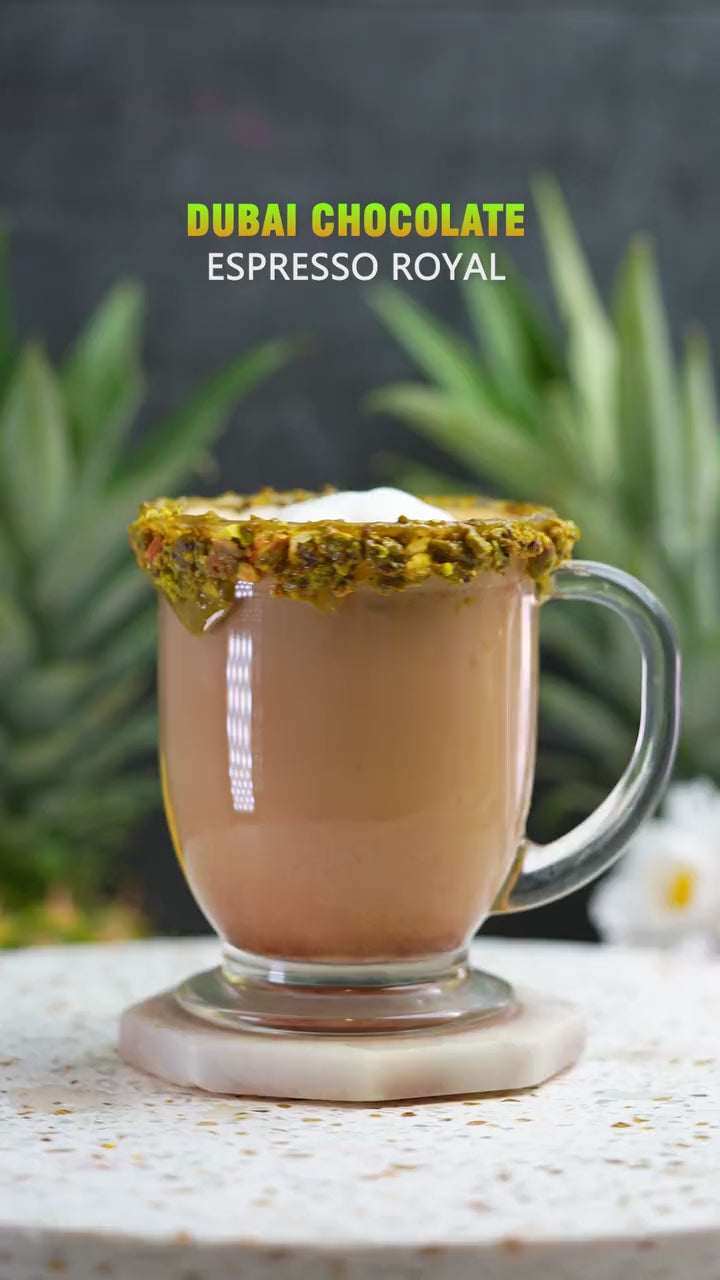 Ninja Luxe Cafe Dubai chocolate espresso collaboration video