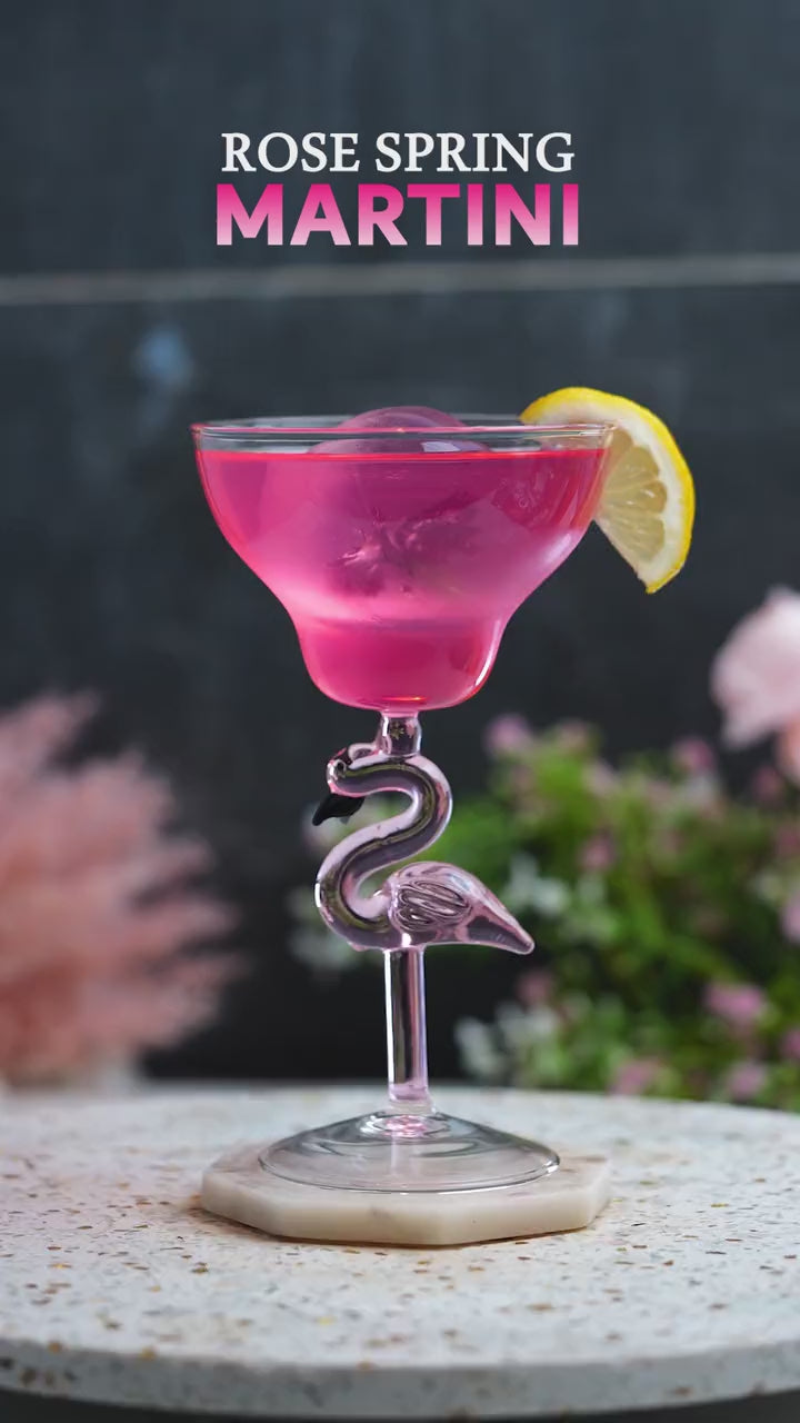 Ice Lab rose spring martini collaboration