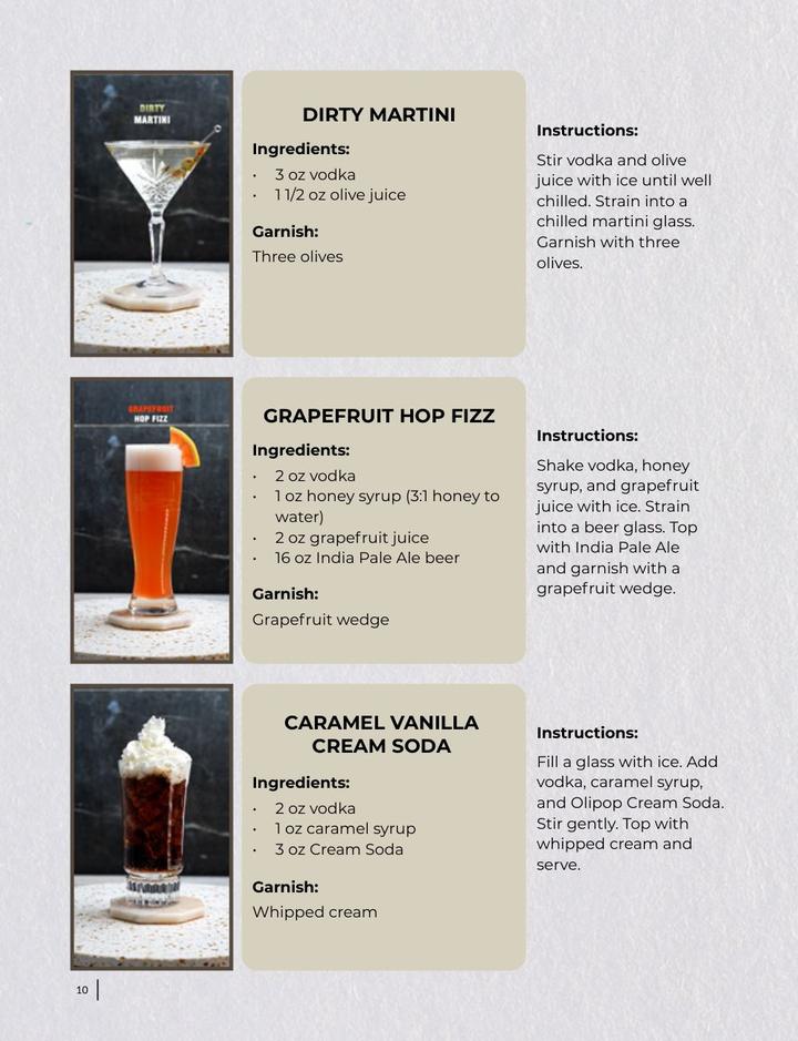 Page 10: recipes