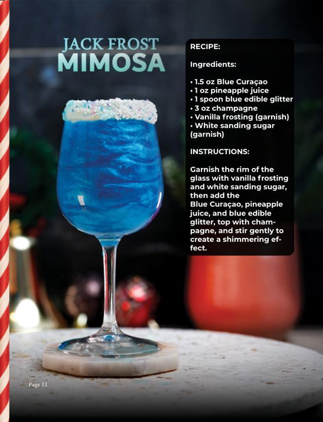Christmas book, recipe page